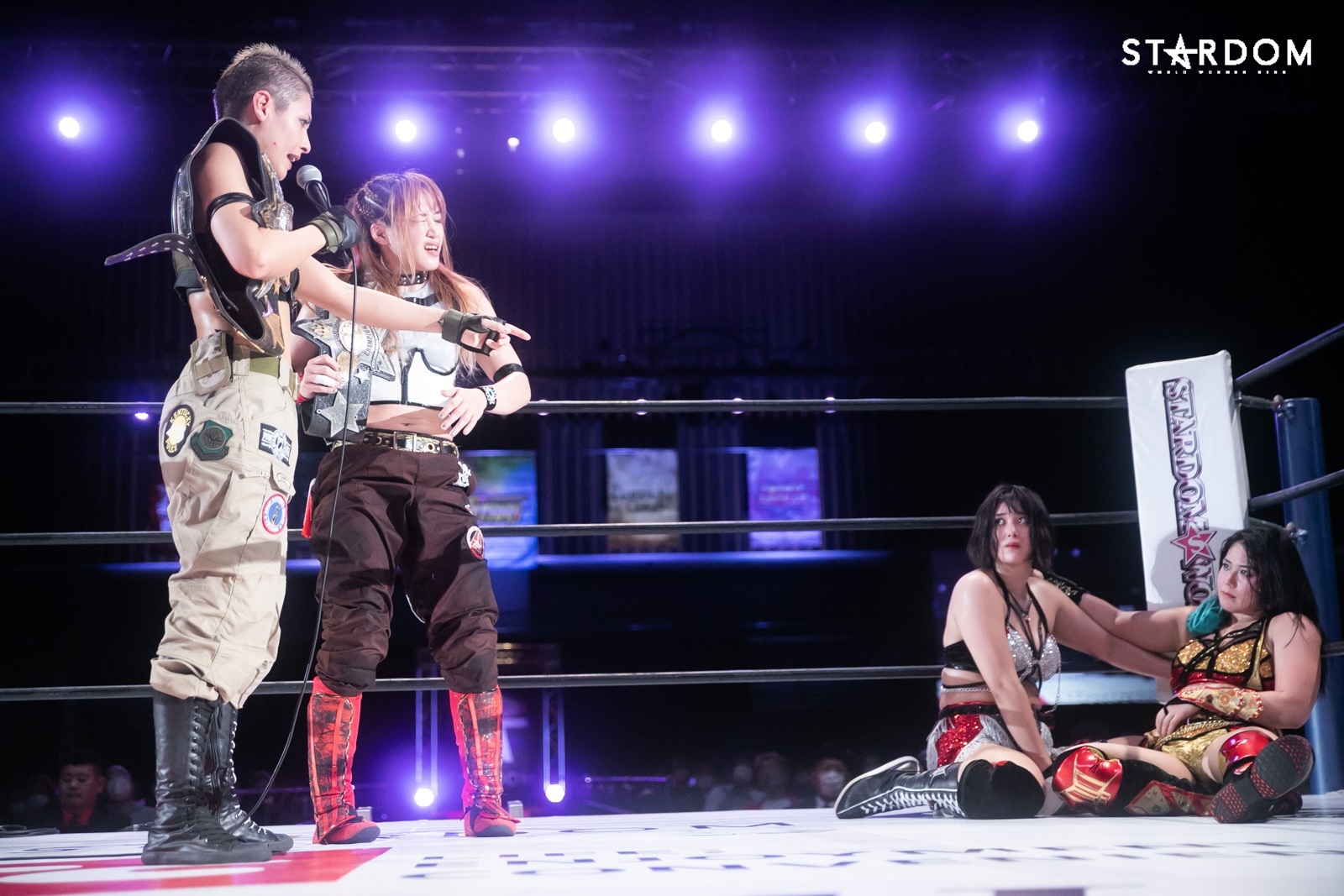 ALK speaking to a defeated MaiHime